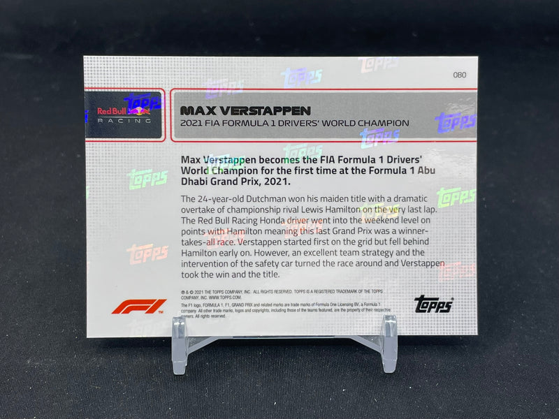 2021 TOPPS NOW - M. VERSTAPPEN -