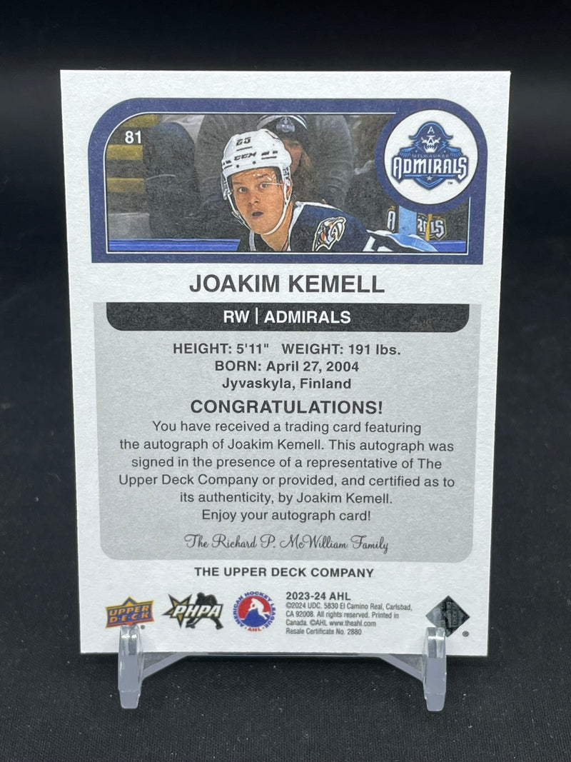 2023 UPPER DECK AHL - J. KEMELL -