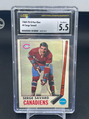 1969 O-PEE-CHEE - S. SAVARD - #4 - CSG 5.5