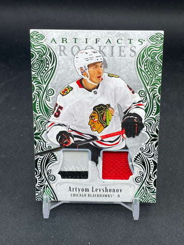 2025 UPPER DECK ARTIFACTS - EMERALD MATERIAL - A. LEVSHUNOV - #193 - #'D/99 - RUAL RELIC - RC