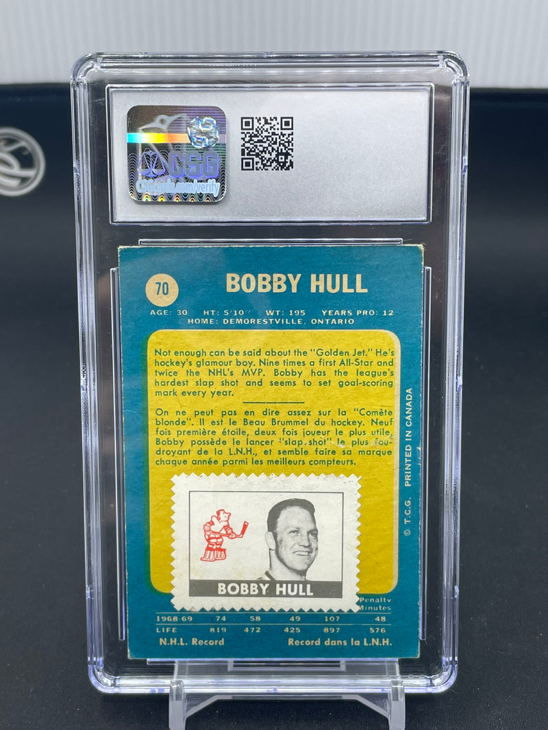 1969 O-PEE-CHEE - B. HULL - W/ STAMP -