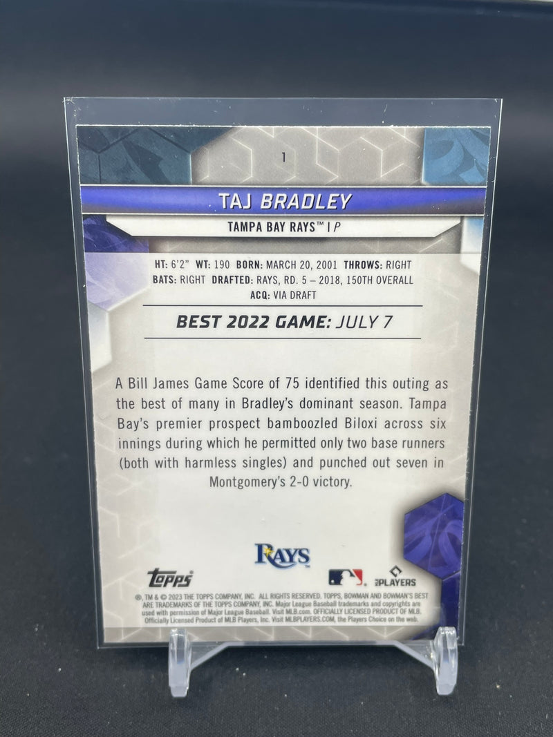 2023 TOPPS BOWMAN'S BEST - WAVE REFRACTOR - T. BRADLEY -