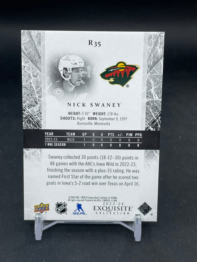 2023 UPPER DECK EXQUISITE - ROOKIES - N. SWANEY - #R5 - #'D/499 - RC