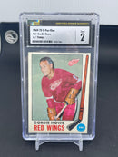 1969 O-PEE-CHEE - G. HOWE - W/ STAMP -