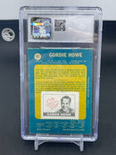 1969 O-PEE-CHEE - G. HOWE - W/ STAMP -