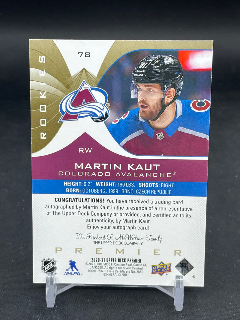 2020 UPPER DECK PREMIER - ROOKIES - M. KAUT - #78 - #'D/35 - AUTOGRAPH - RC