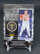 2023 PANINI NOIR - BOX OFFICE MEMORABILIA - N. JOKIC - #BOM-JOK - #'D/99 - RELIC