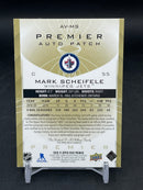 2020 UPPER DECK PREMIER - GOLD  - AUTO PATCH - M. SCHEIFELE - #AV-MS - #'D/5 - RELIC - AUTOGRAPH