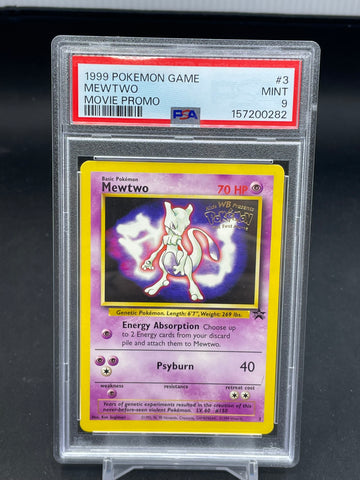 POKEMON - PROMO - MEWTWO - #3 - PSA 9