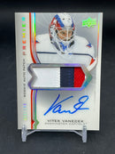 2020 UPPER DECK PREMIER - ROOKIE AUTO PATCH - V. VANECEK - #AR-VV - #'D/149 - RELIC - AUTOGRAPH - RC