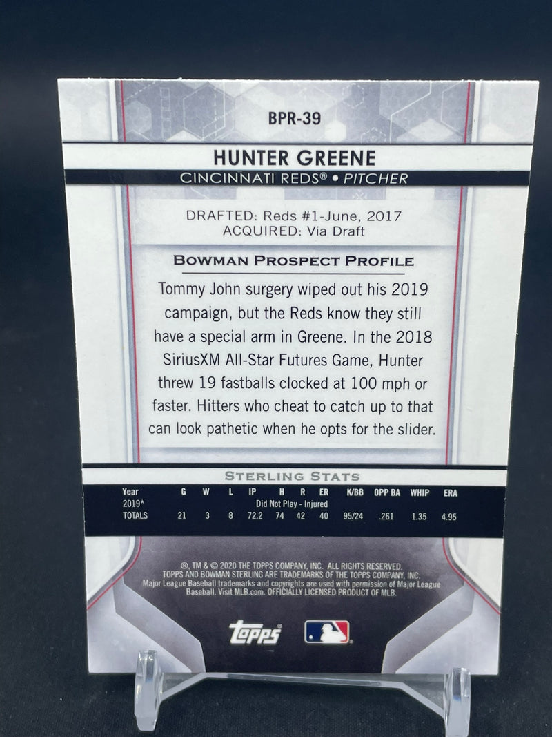 2020 TOPPS BOWMAN STERLING - H. GREENE -