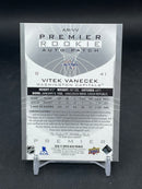 2020 UPPER DECK PREMIER - ROOKIE AUTO PATCH - V. VANECEK - #AR-VV - #'D/149 - RELIC - AUTOGRAPH - RC