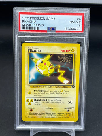 POKEMON - MOVIE PROMO - PIKACHU - #4 - PSA 8