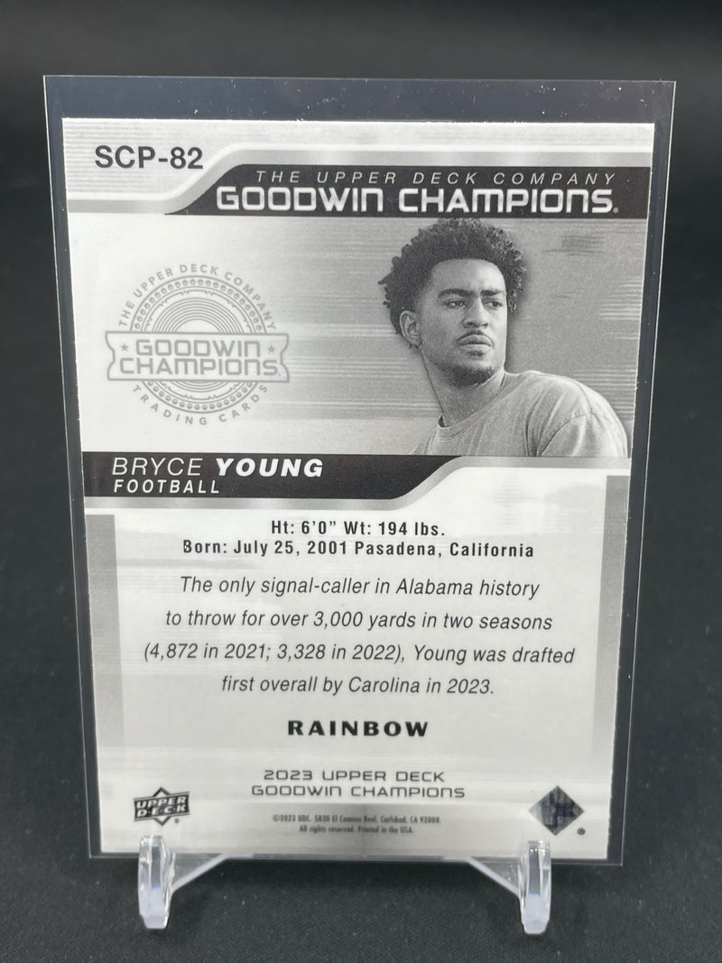 2023 UPPER DECK GOODWIN CHAMPIONS - SPLASH OF COLOR RAINBOW - B. YOUNG -