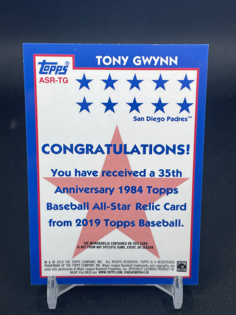 2019 TOPPS SERIES ONE - 1984 ALL-STAR - T. GWYNN -