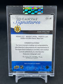 2023 UPPER DECK CLEAR CUT - UD CANVAS SIGNATURES - J. BEECHER -