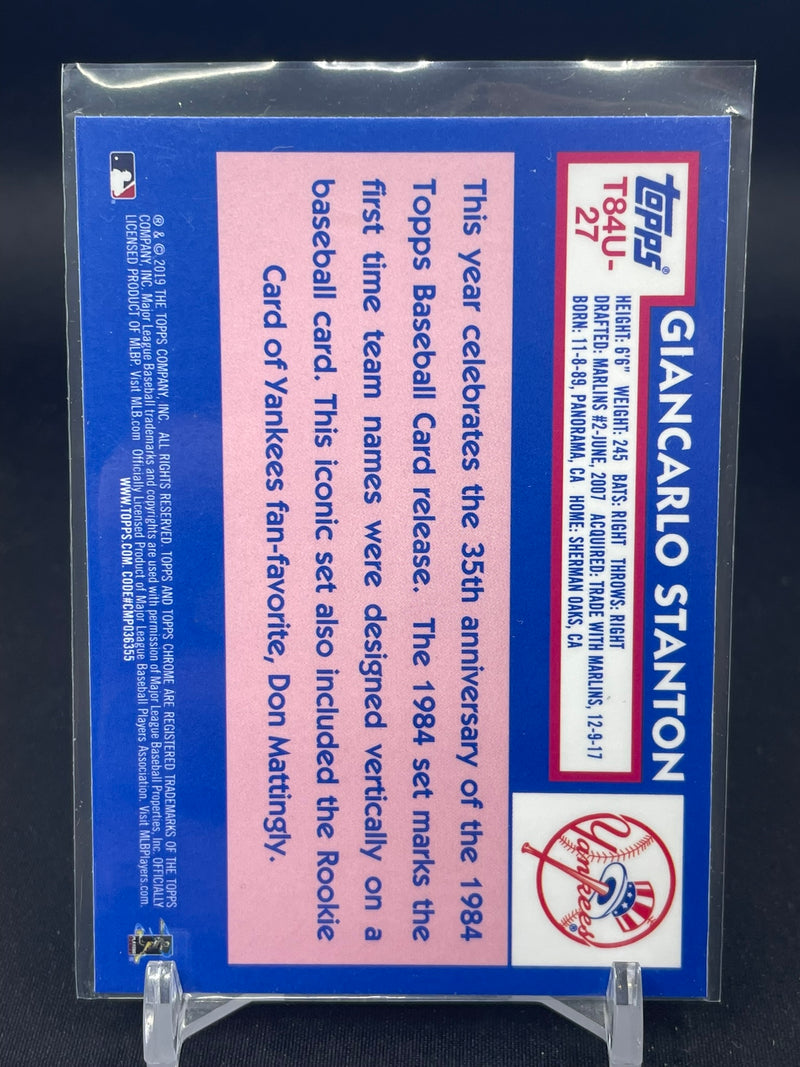 2019 TOPPS 35TH ANNIVERSARY - MOJO REFRACTOR - G. STANTON -