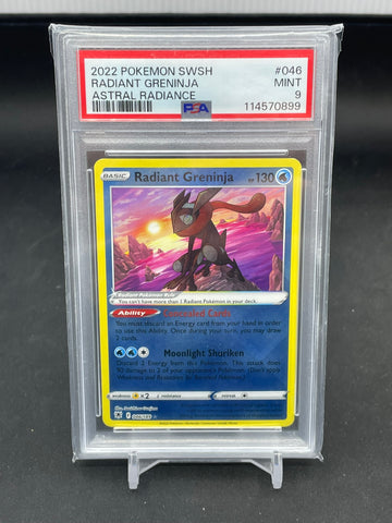 POKEMON - ASTRAL RADIANCE - RADIANT GRENINJA - #046 - PSA 9