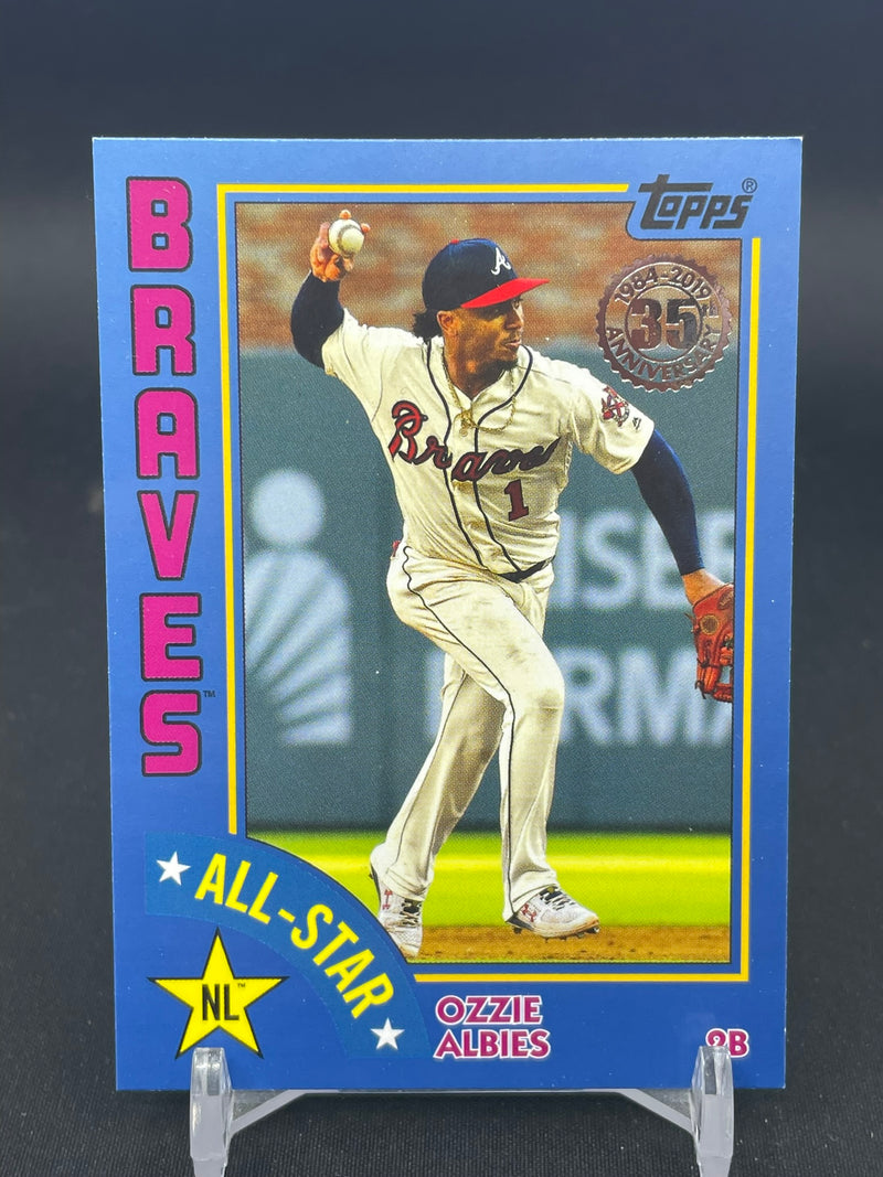 2019 TOPPS SERIES ONE - BLUE 35TH ANNIVERSARY - O. ALBIES -