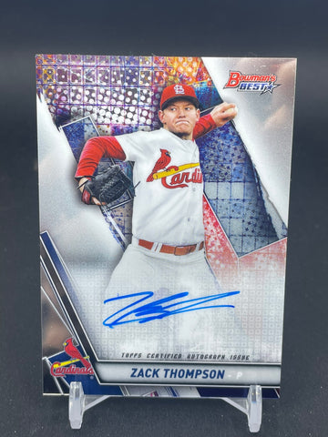 2019 TOPPS BOWMAN'S BEST - Z. THOMPSON - #B19-ZT - AUTOGRAPH