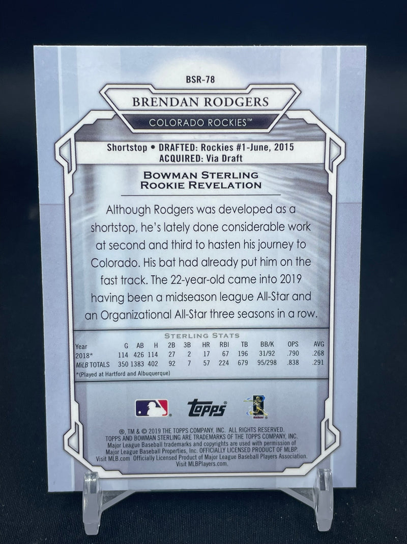 2019 TOPPS BOWMAN STERLING - B. RODGERS -