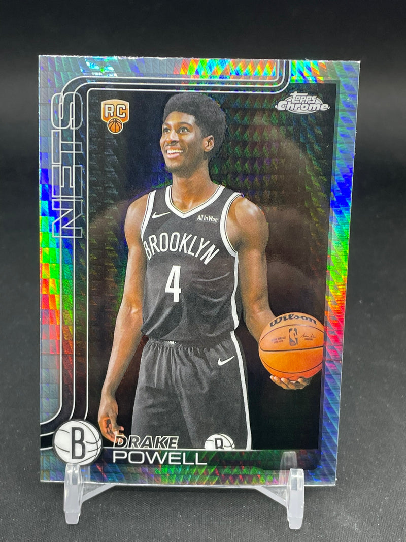 2025 TOPPS CHROME BASKETBALL - PRISM REFRACTOR - D. POWELL -