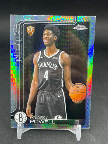 2025 TOPPS CHROME BASKETBALL - PRISM REFRACTOR - D. POWELL - #272 - RC