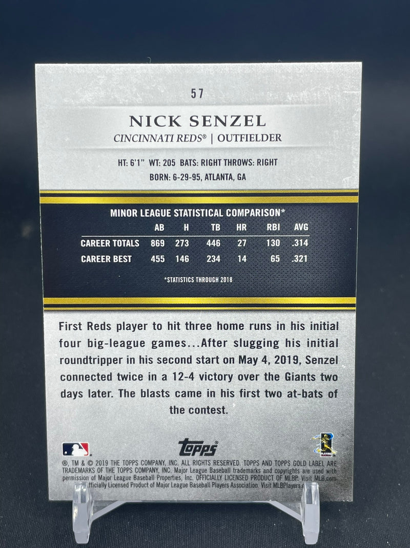 2019 TOPPS GOLD LABEL - CLASS 1 - N. SENZEL -