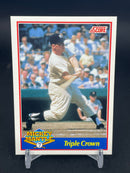 1991 SCORE - TRIPLE CROWN - M. MANETLE -
