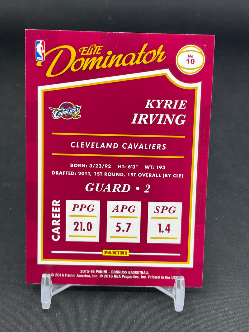 2015 PANINI DONRUSS - GREEN - ELITE DOMINATORS - K. IRVING - #10 - #'D/999