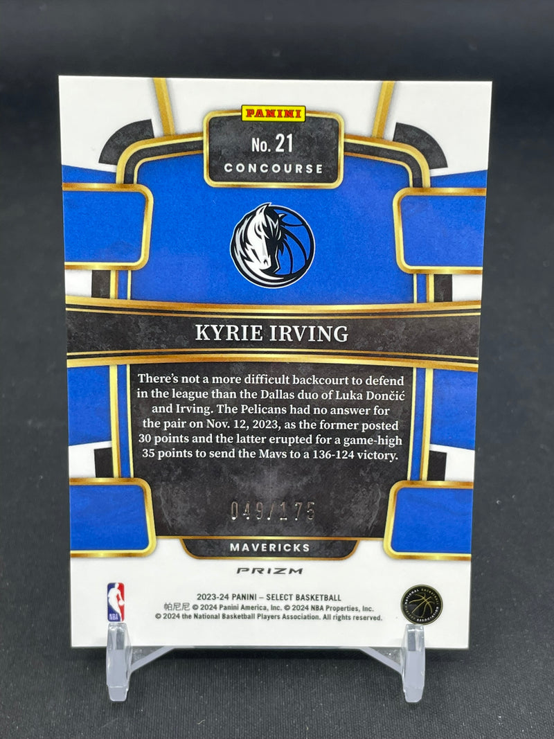 2023 PANINI SELECT - MAROON PRIZM - K. IRVING - #21 - #'D/175