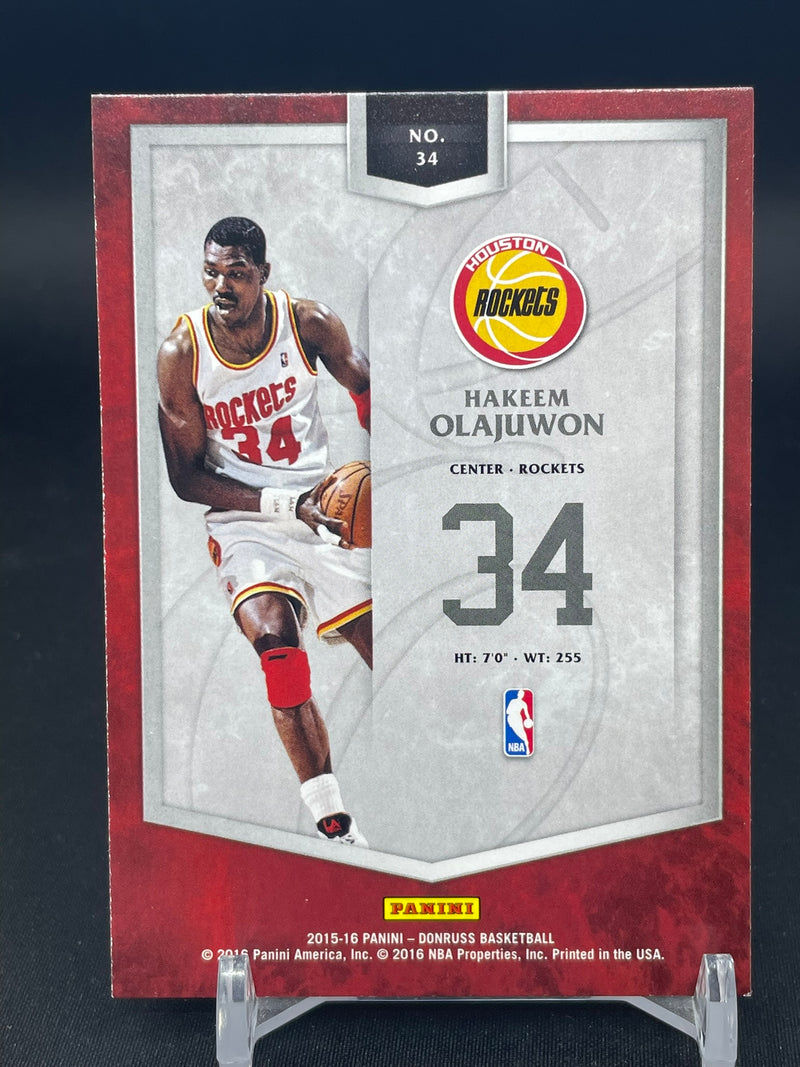 2015 PANINI DONRUSS - ELITE SERIES - H. OLAJUWON -