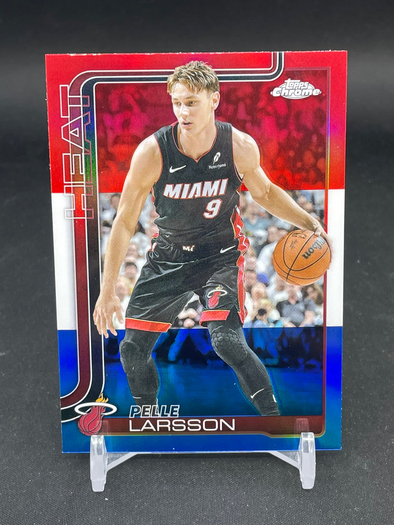 2025 TOPPS CHROME BASKETBALL - RED/WHITE/BLUE REFRACTOR - SINGLES - SELECT YOUR PLAYER