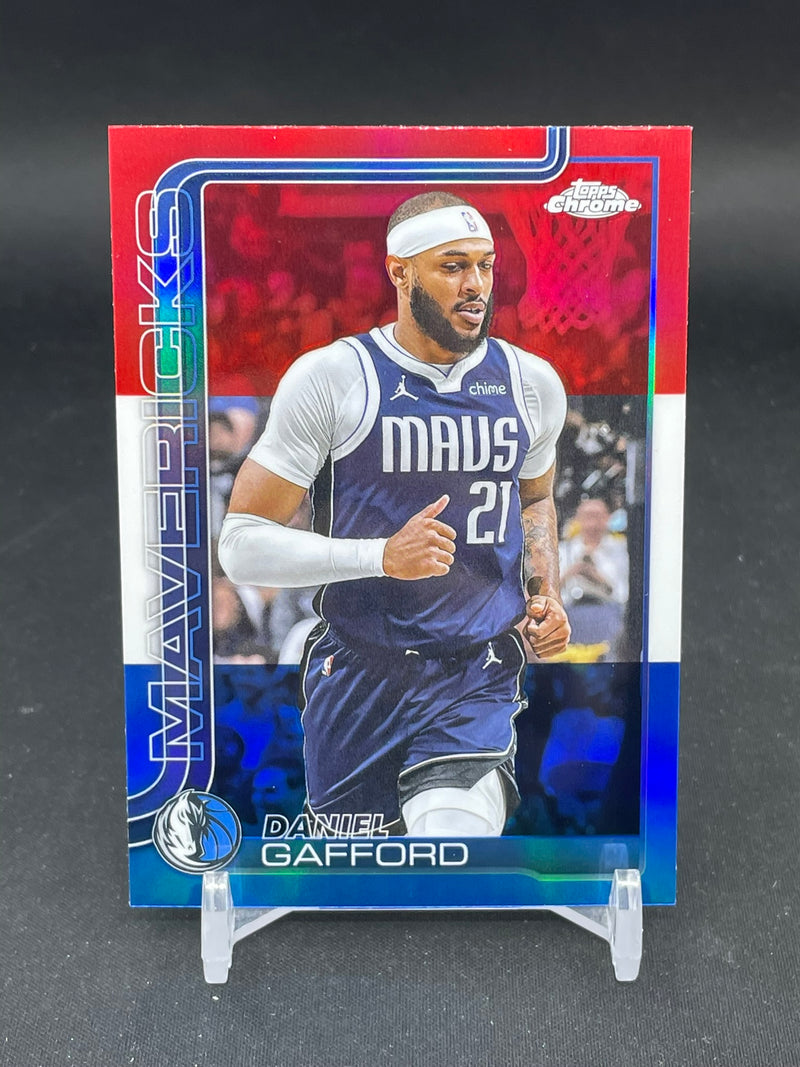 2025 TOPPS CHROME BASKETBALL - RED/WHITE/BLUE REFRACTOR - SINGLES - SELECT YOUR PLAYER