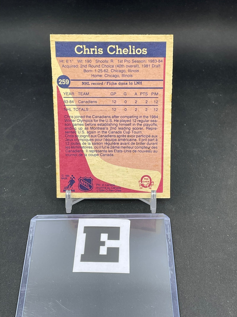 1984 O-PEE-CHEE - C. CHELIOS -