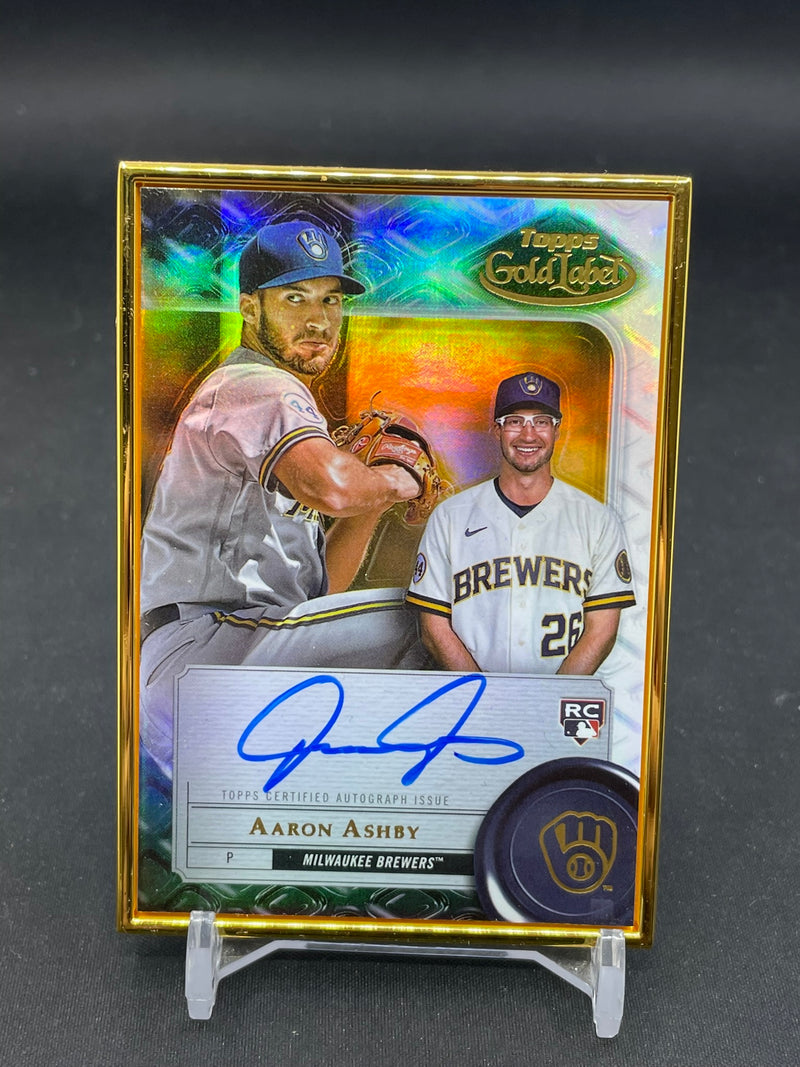 2022 TOPPS GOLD LABEL - FRAMED AUTOGRAPH - A. ASHBY -