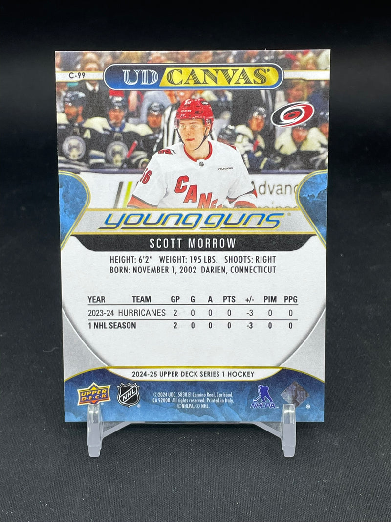 2024 UPPER DECK SERIES ONE - UD CANVAS - YOUNG GUNS - S. MORROW -