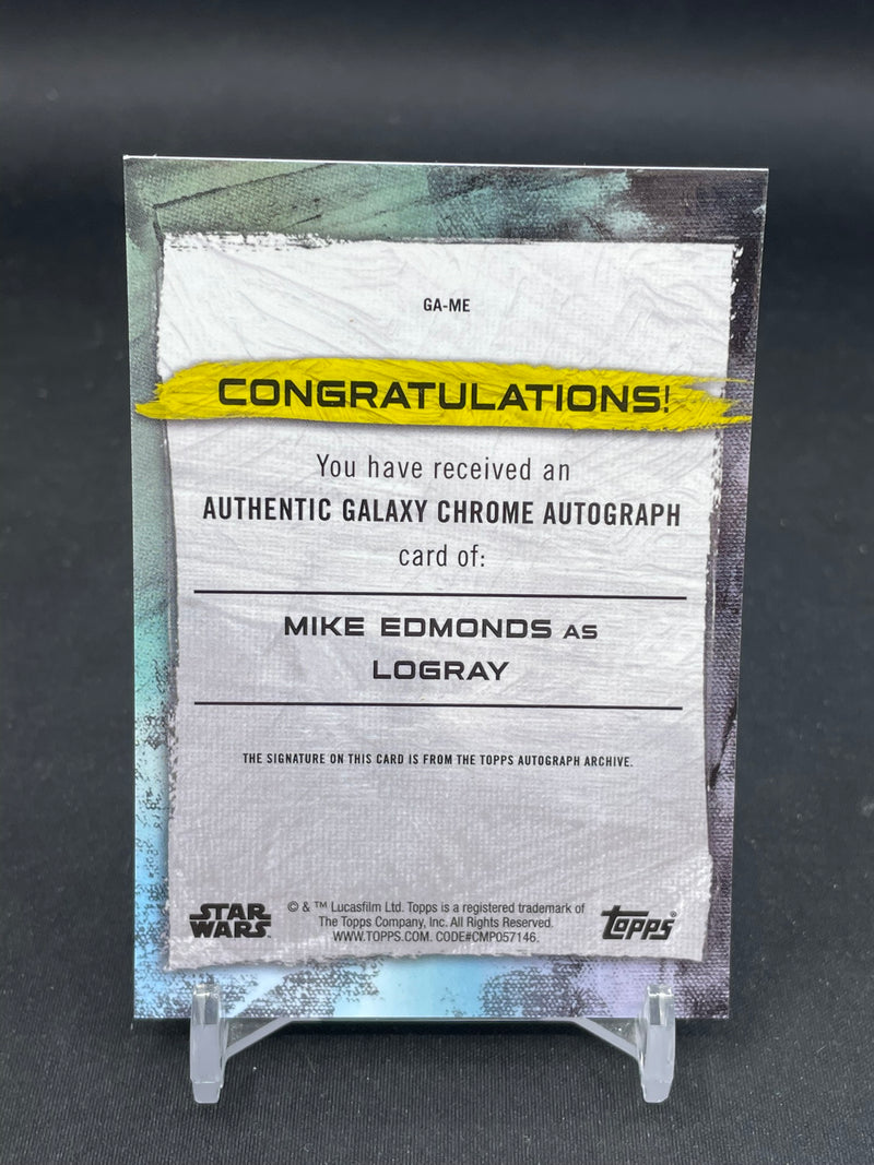 2022 TOPPS CHROME STAR WARS GALAXY - LOGRAY -