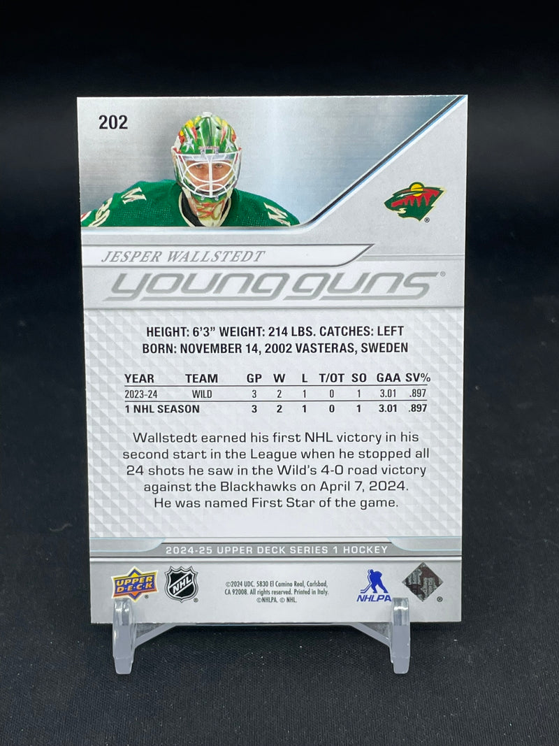 2024 UPPER DECK SERIES ONE - YOUNG GUNS - J. WALLSTEDT -