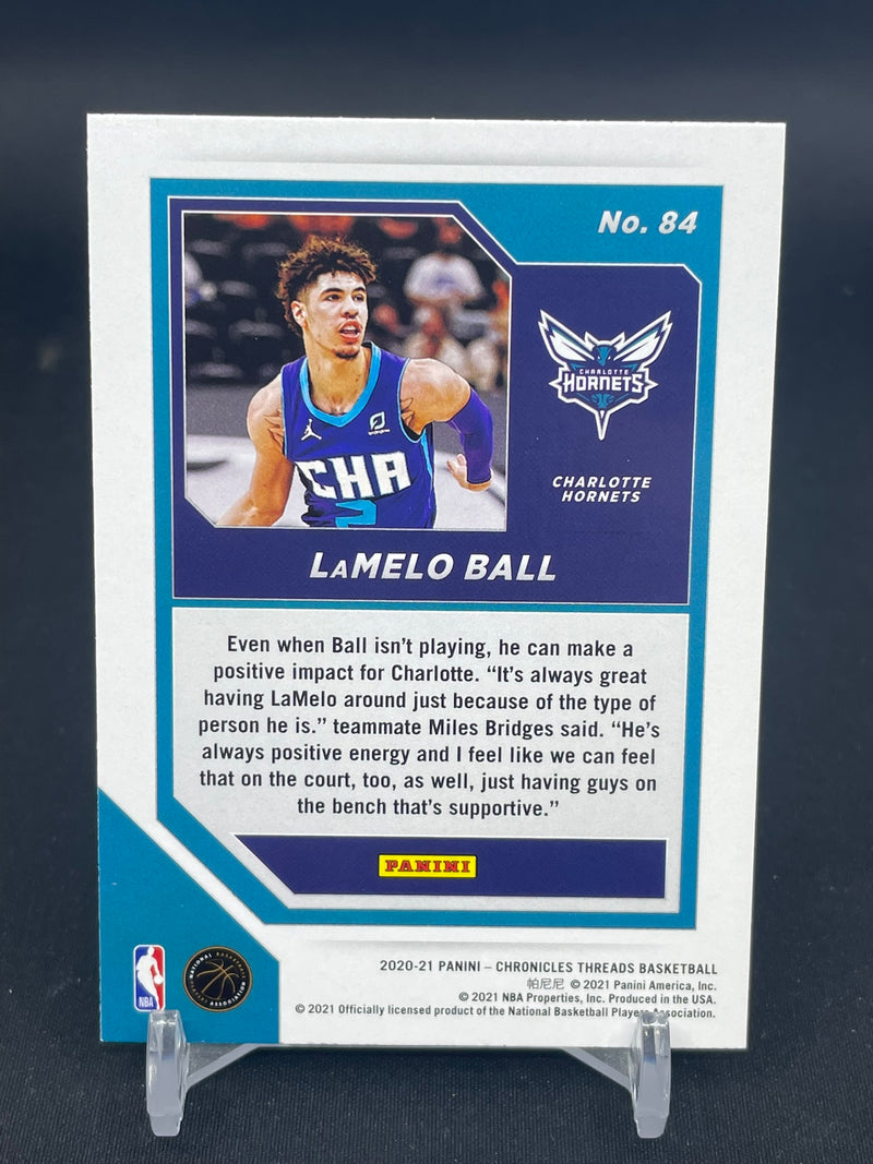 2020 PANINI CHRONICLES - THREADS - L. BALL -