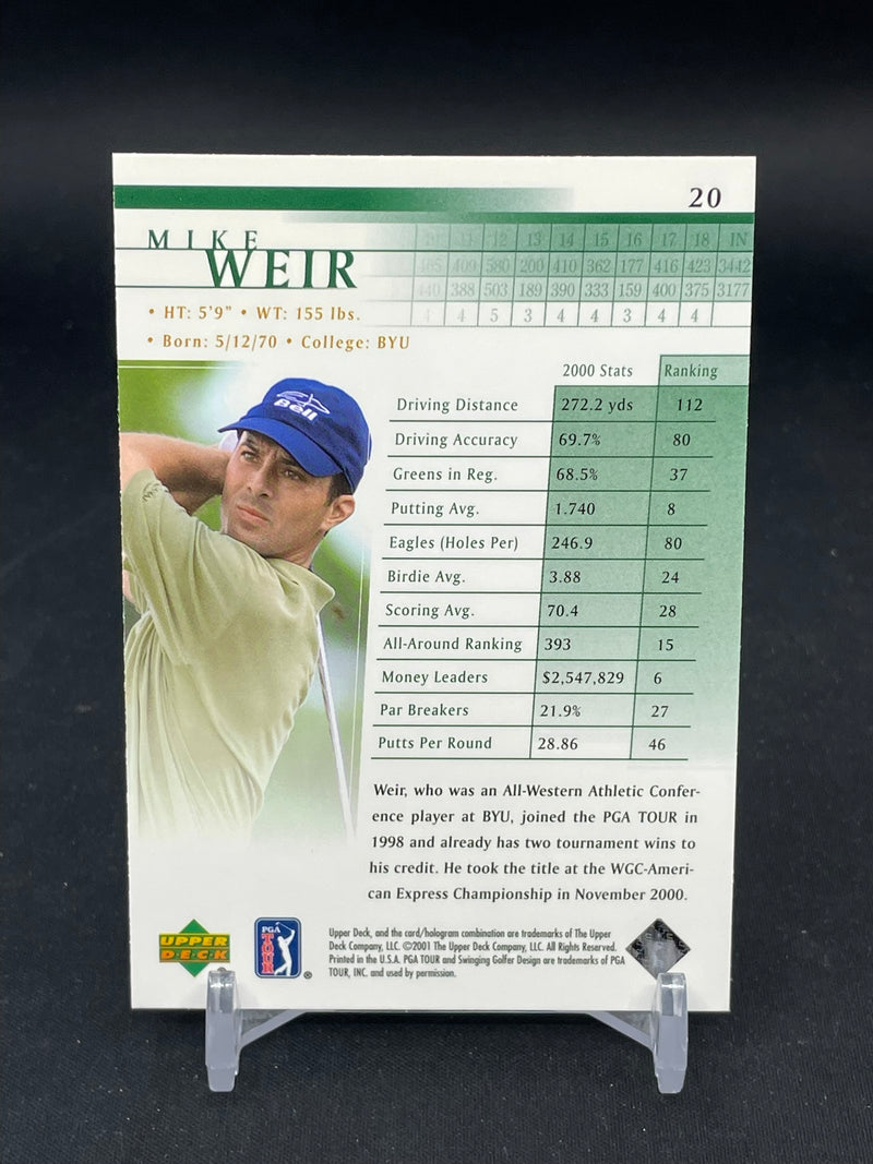 2001 UPPER DECK PGA TOUR - M. WEIR -