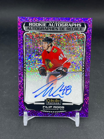 2022 UPPER DECK O-PEE-CHEE PLATINUM - VIOLET PIXELS - ROOKIE AUTOGRAPHS - F. ROOS - #R-FR - #'D/99 - AUTOGRAPH - RC