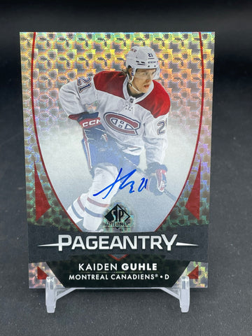 2023 UPPER DECK SP AUTHENTIC - PAGEANTRY - K. GUHLE - #P-9 - AUTOGRAPH