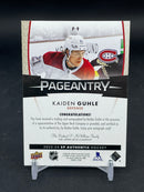 2023 UPPER DECK SP AUTHENTIC - PAGEANTRY - K. GUHLE -
