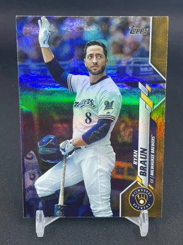 2020 TOPPS SERIES ONE - FOIL - R. BRAUN - #347