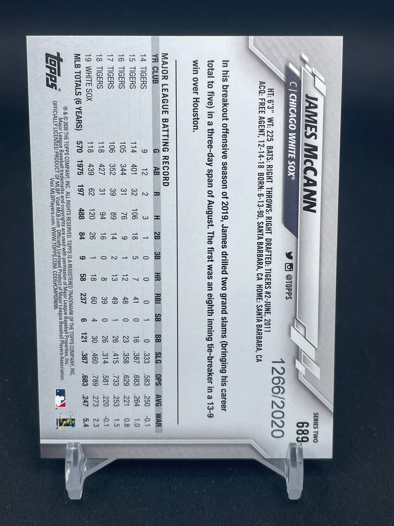 2020 TOPPS SERIES ONE & TWO - GOLD - SINGLES -