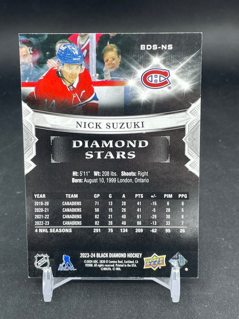2023 UPPER DECK BLACK DIAMOND - DIAMOND STARS - N. SUZUKI - #BDS-NS - #'D/299