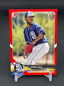 2018 TOPPS BOWMAN - RED - 1ST BOWMAN - P. AVILA - #BP40 - #'D/5