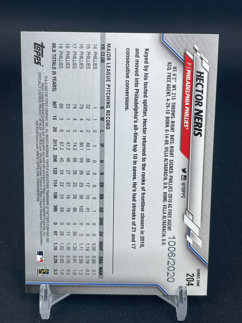 2020 TOPPS SERIES ONE & TWO - GOLD - SINGLES -