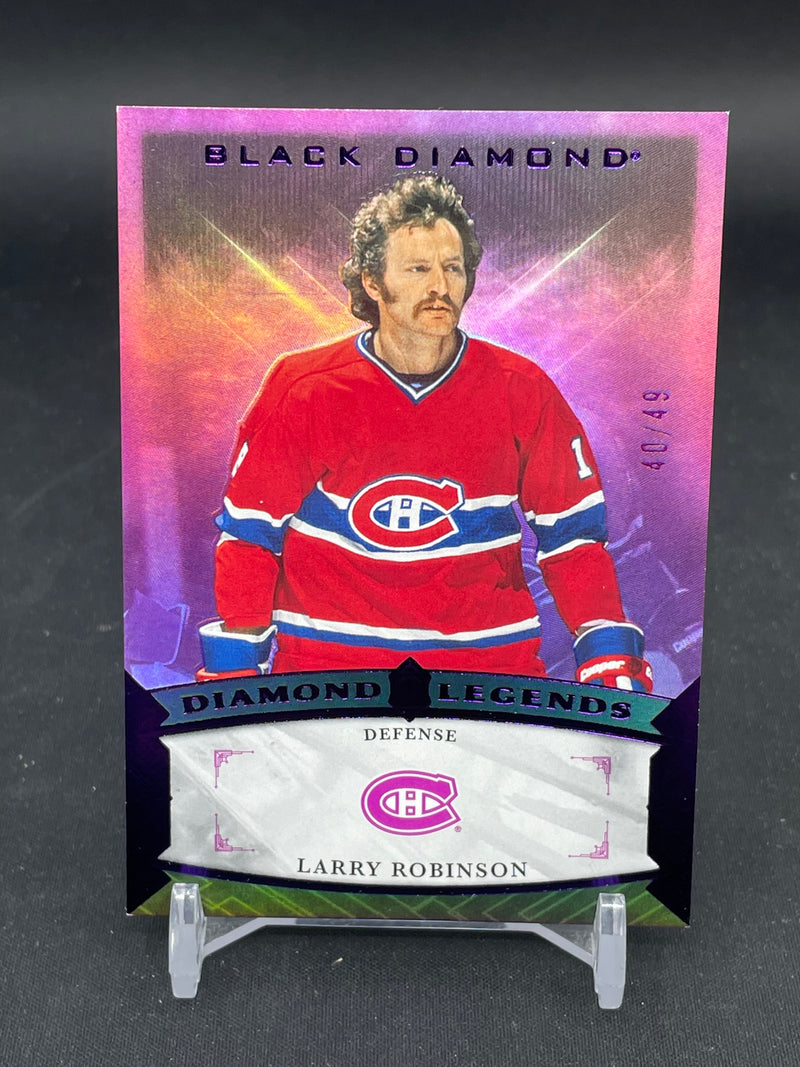 2023 UPPER DECK BLACK DIAMOND - PURPLE - DIAMOND LEGENDS - L. ROBINSON - #BDL-LR - #'D/49